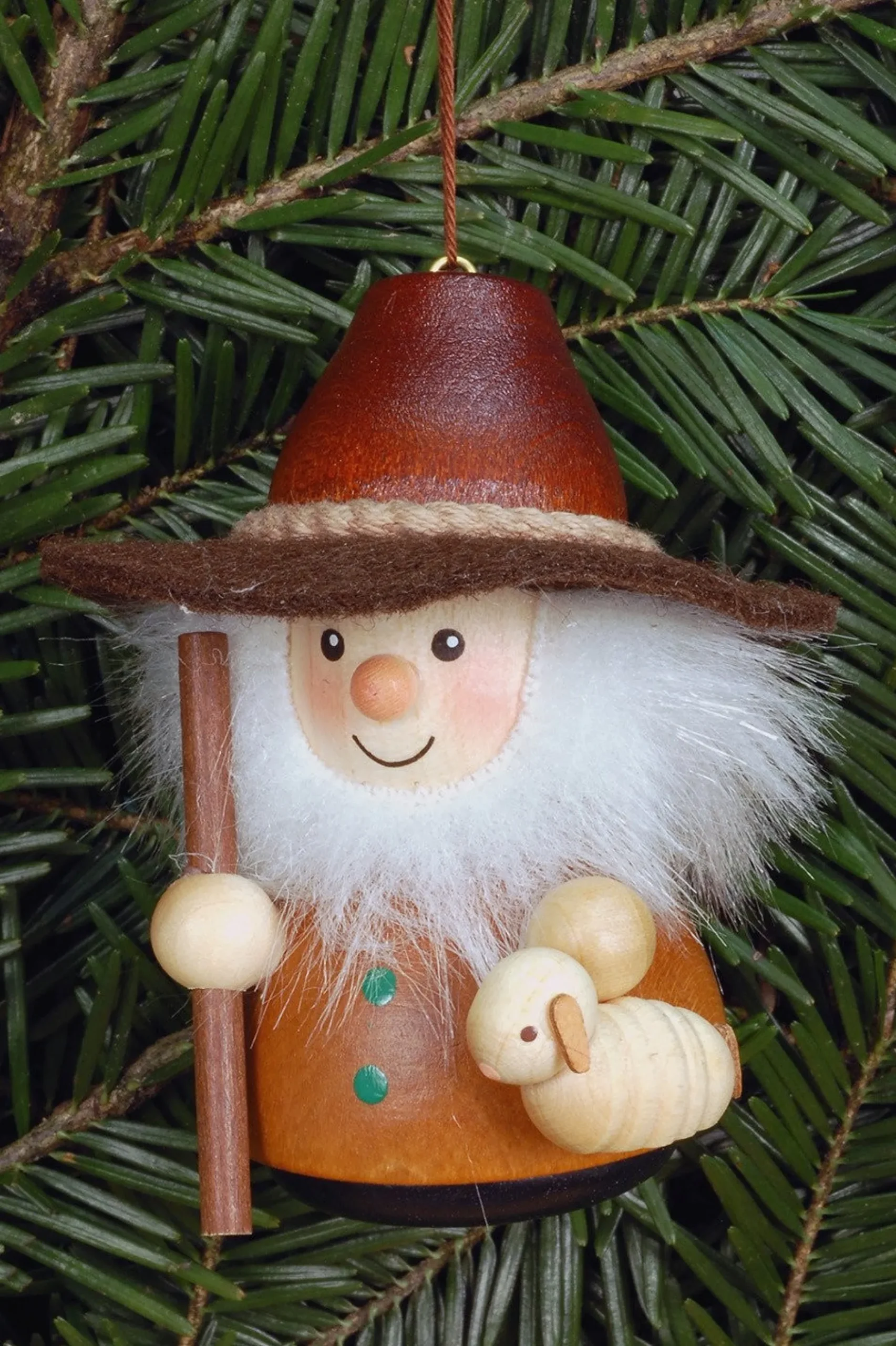 Christian Ulbricht Little Gnome Christmas Tree Decoration - Natural Shepherd| All Tree Decorations