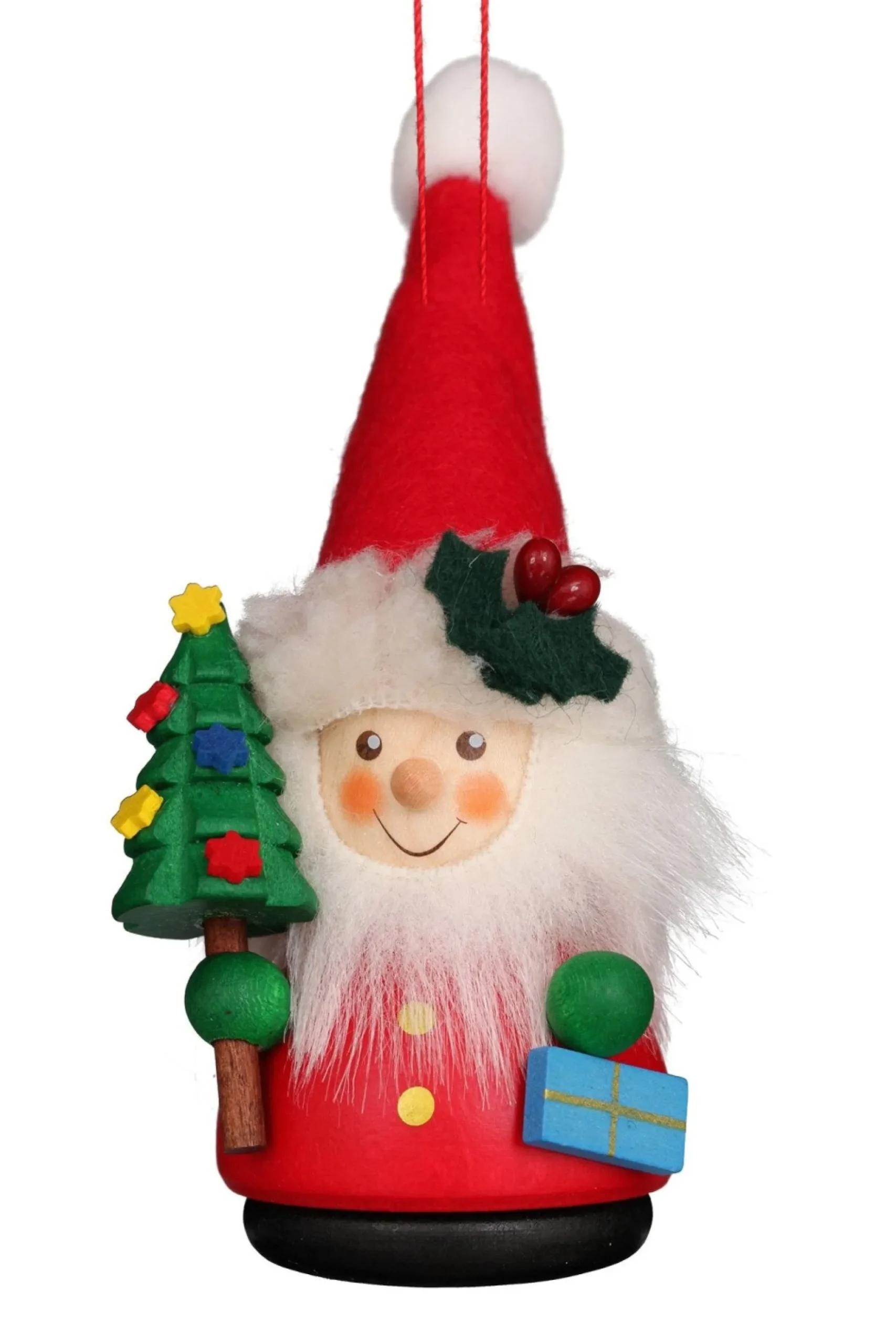 Christian Ulbricht Little Gnome Christmas Tree Decoration - Colourful Santa'S Helper| All Tree Decorations