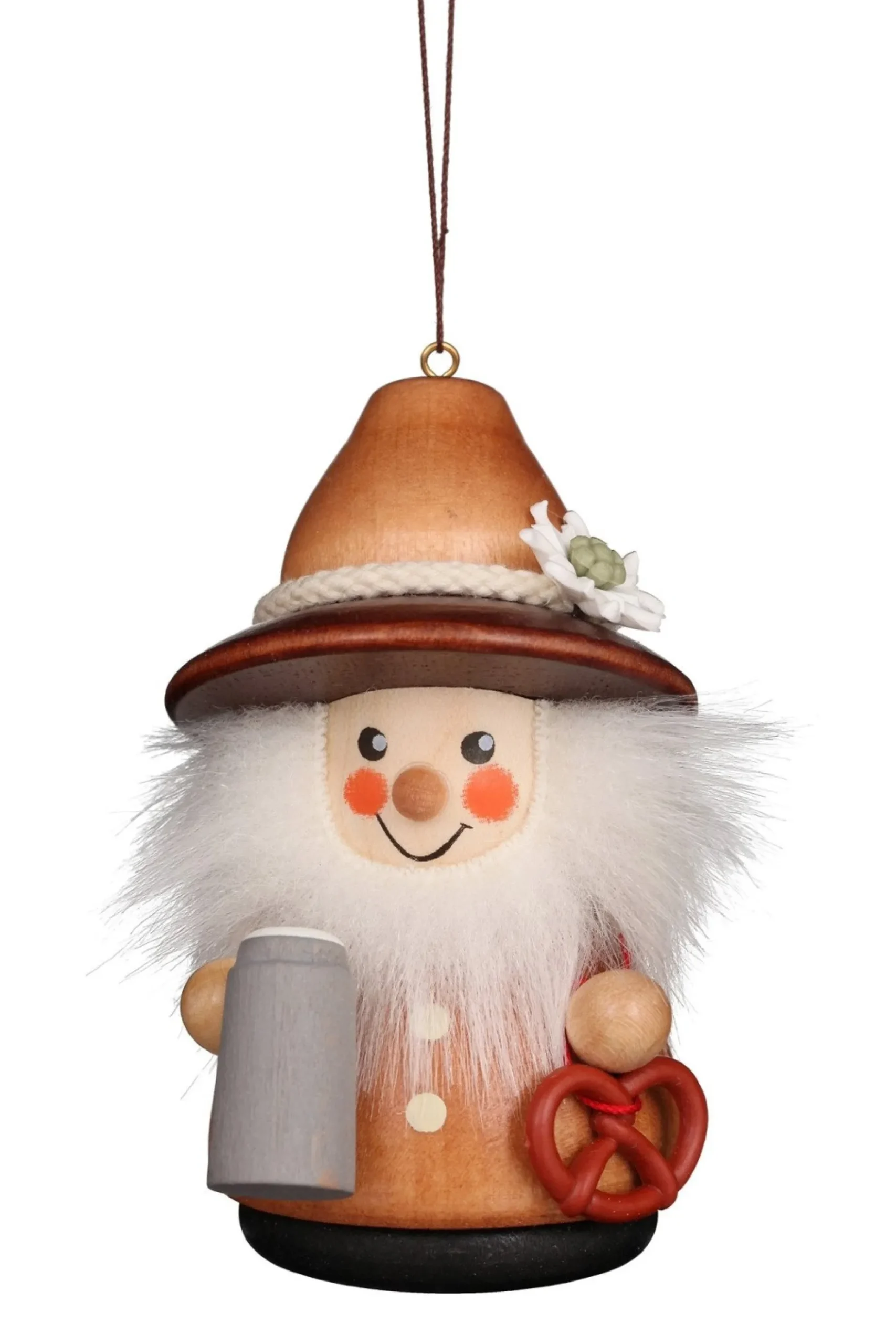 Christian Ulbricht Little Gnome Christmas Tree Decoration - Bavarian (Natural)| All Tree Decorations