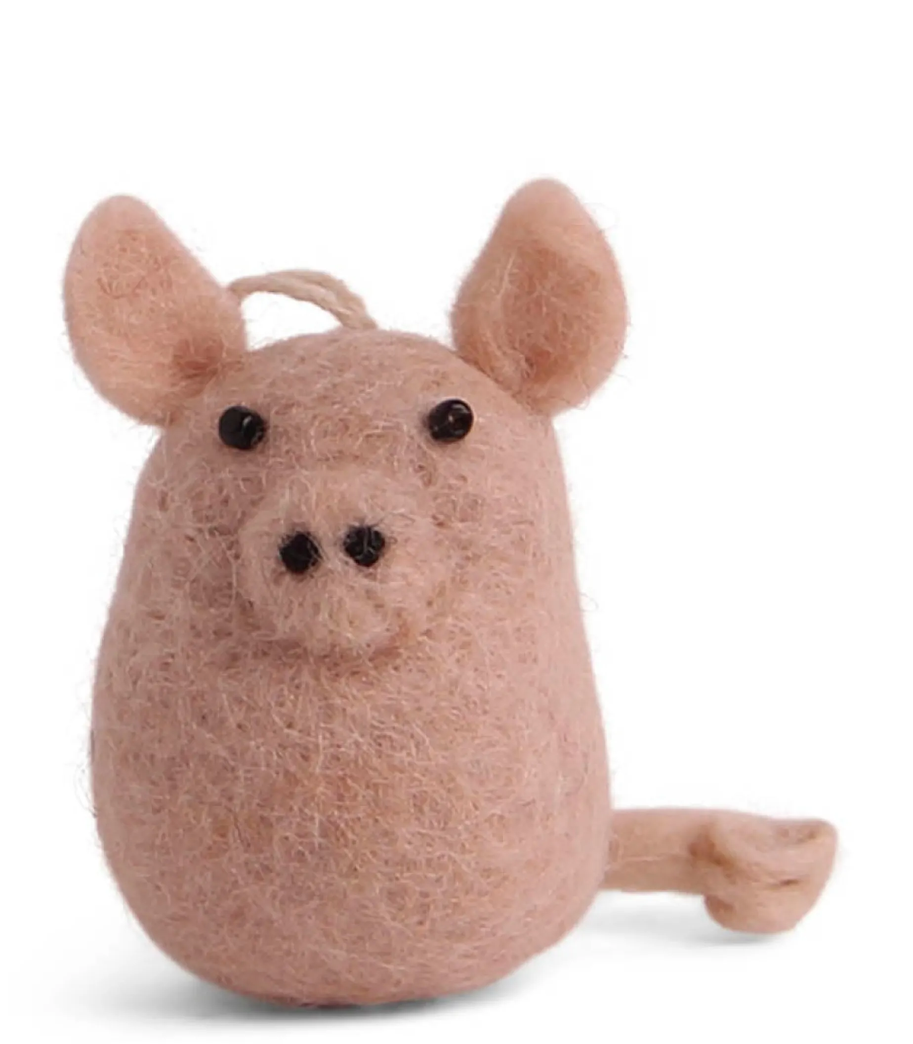 En Gry & Sif Lucky Pig (Chubby) - Hanging Decoration| Felt Christmas Tree Decorations