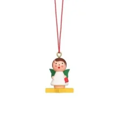Christian Ulbricht Mini Angel - Floating On A Colourful Star - Christmas Tree Decoration| All Tree Decorations