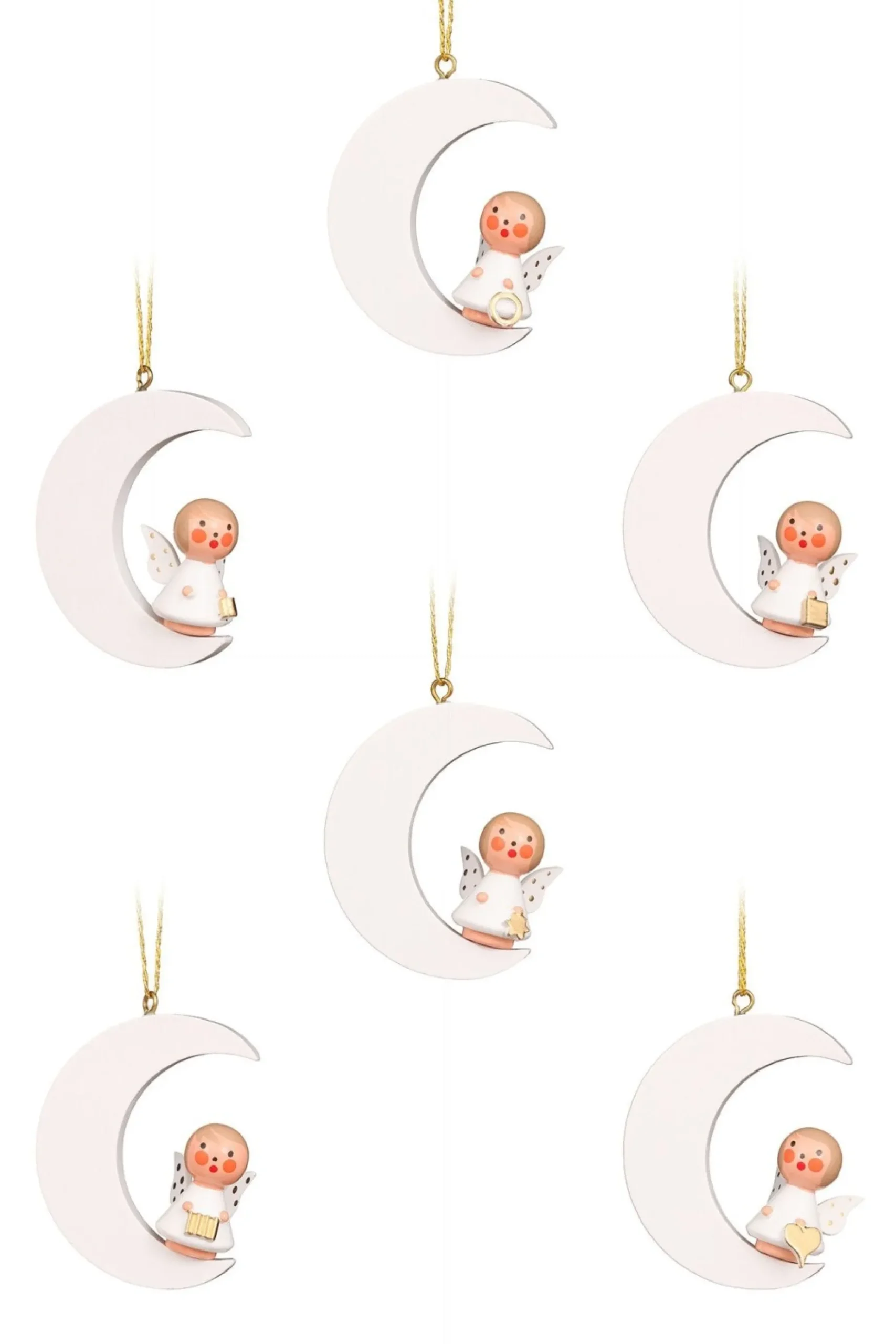 Christian Ulbricht Mini Angel - Moon-Sitting - Christmas Tree Decoration| All Tree Decorations