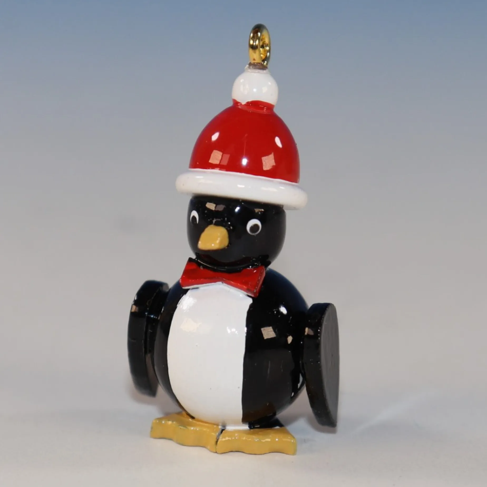 Paul Ullrich Mini Penguin With Santa Hat - Christmas Tree Decoration| All Tree Decorations