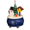 Christian Ulbricht Music Box - Blue Snowman - Christmas Tree Decoration| All Tree Decorations