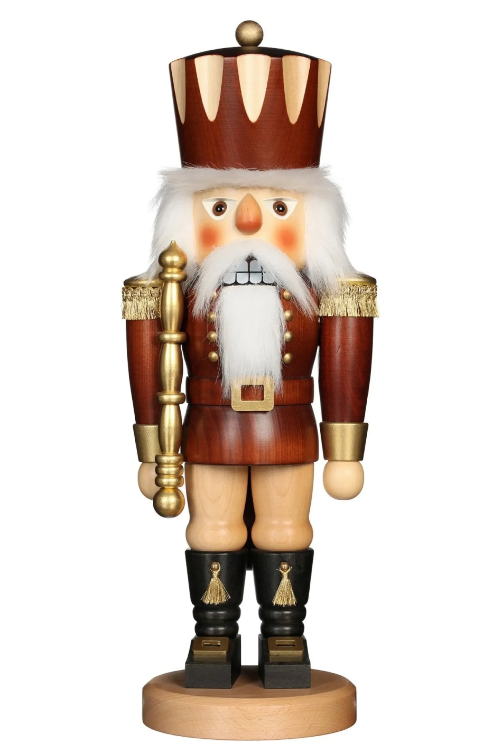 Christian Ulbricht Nutcracker (Classic) - Friendly Christmas King| Classic Nutcrackers