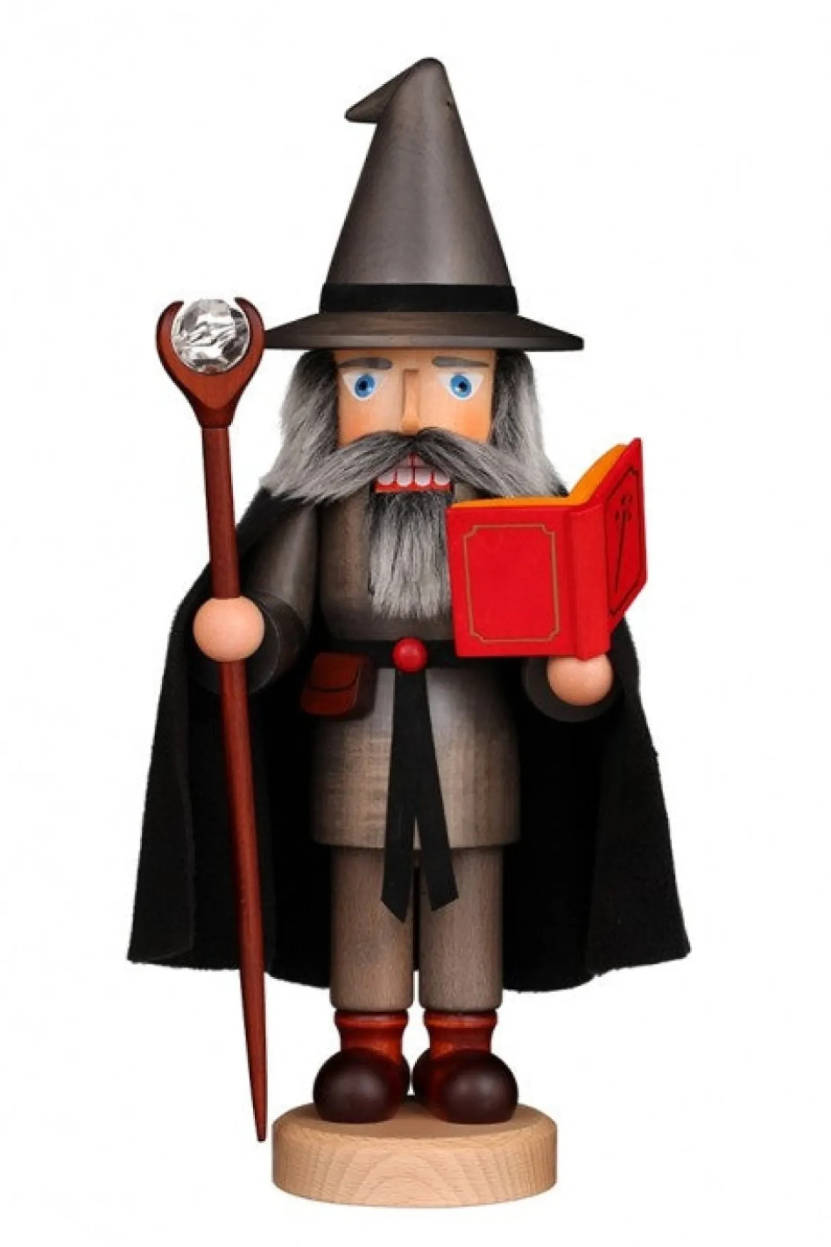 Christian Ulbricht Nutcracker (Classic) - Halloween Wizard With Staff| Halloween Nutcrackers