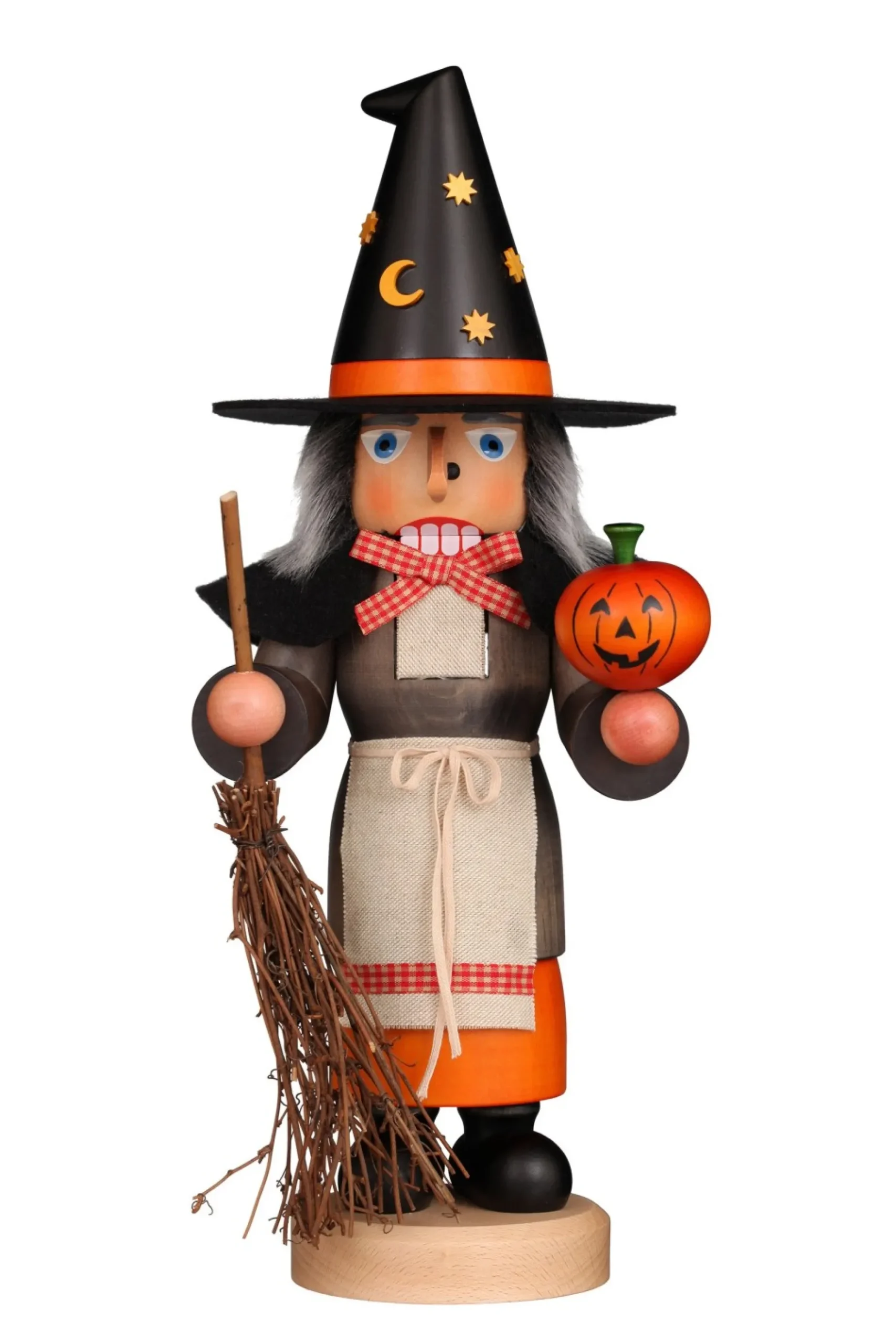 Christian Ulbricht Nutcracker (Classic) - Halloween Witch With Pumpkin| Halloween Nutcrackers