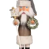 Christian Ulbricht Nutcracker (Classic) - Santa In Silver With Wreath| All Nutcrackers