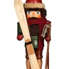 Christian Ulbricht Nutcracker (Classic) - Skier With Red Scarf| Classic Nutcrackers