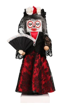 Christian Ulbricht Nutcracker (Premium Collector'S Edition) - Halloween Calavera And Catrina - Pair| Halloween Nutcrackers