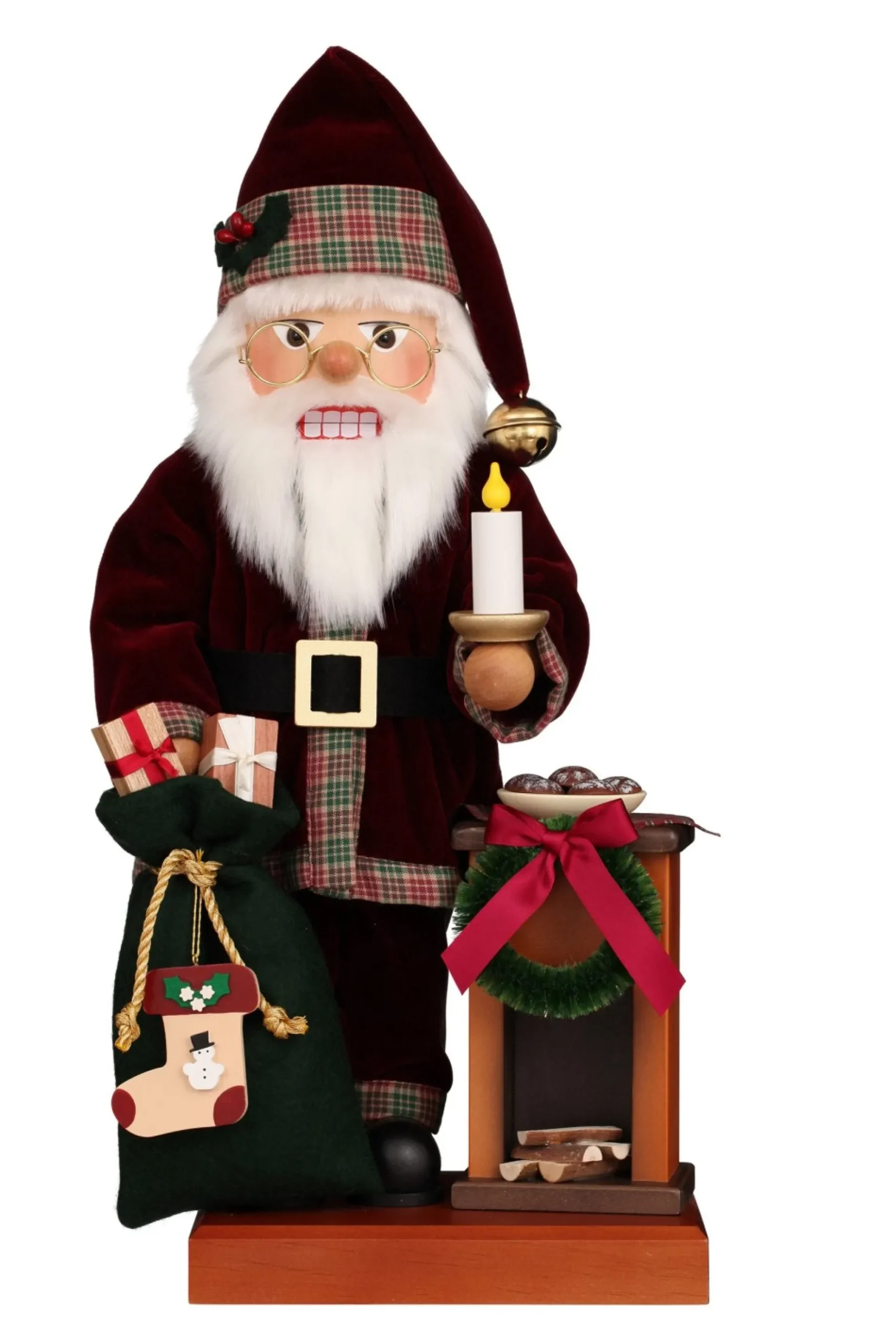 Christian Ulbricht Nutcracker (Premium Collector'S Edition) - Santa By The Fireplace| All Nutcrackers