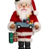 Christian Ulbricht Nutcracker (Premium Collector'S Edition) - Santa With Blue Car| All Nutcrackers