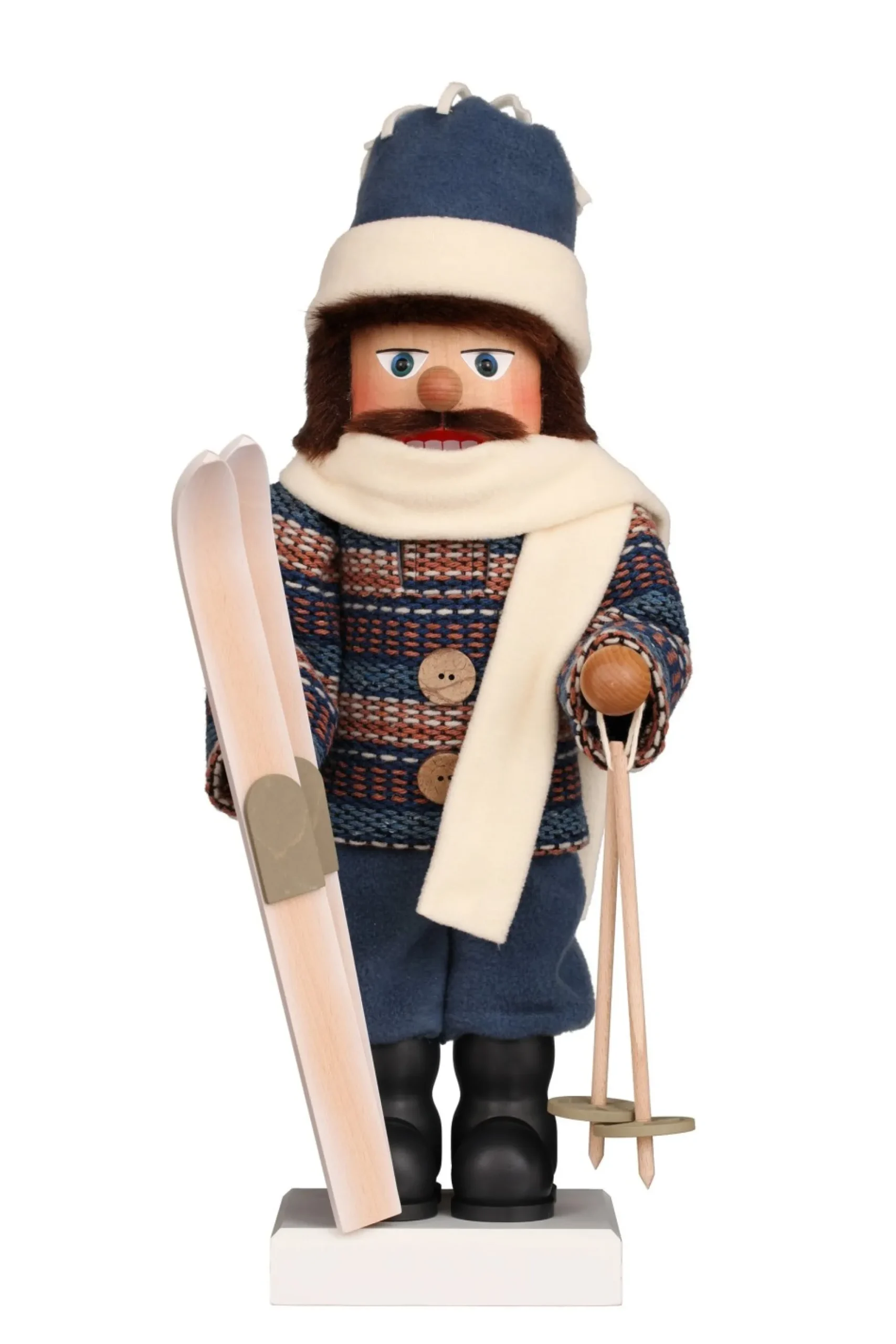 Christian Ulbricht Nutcracker (Premium Collector'S Edition) - Skier Stan| Limited Edition Nutcrackers