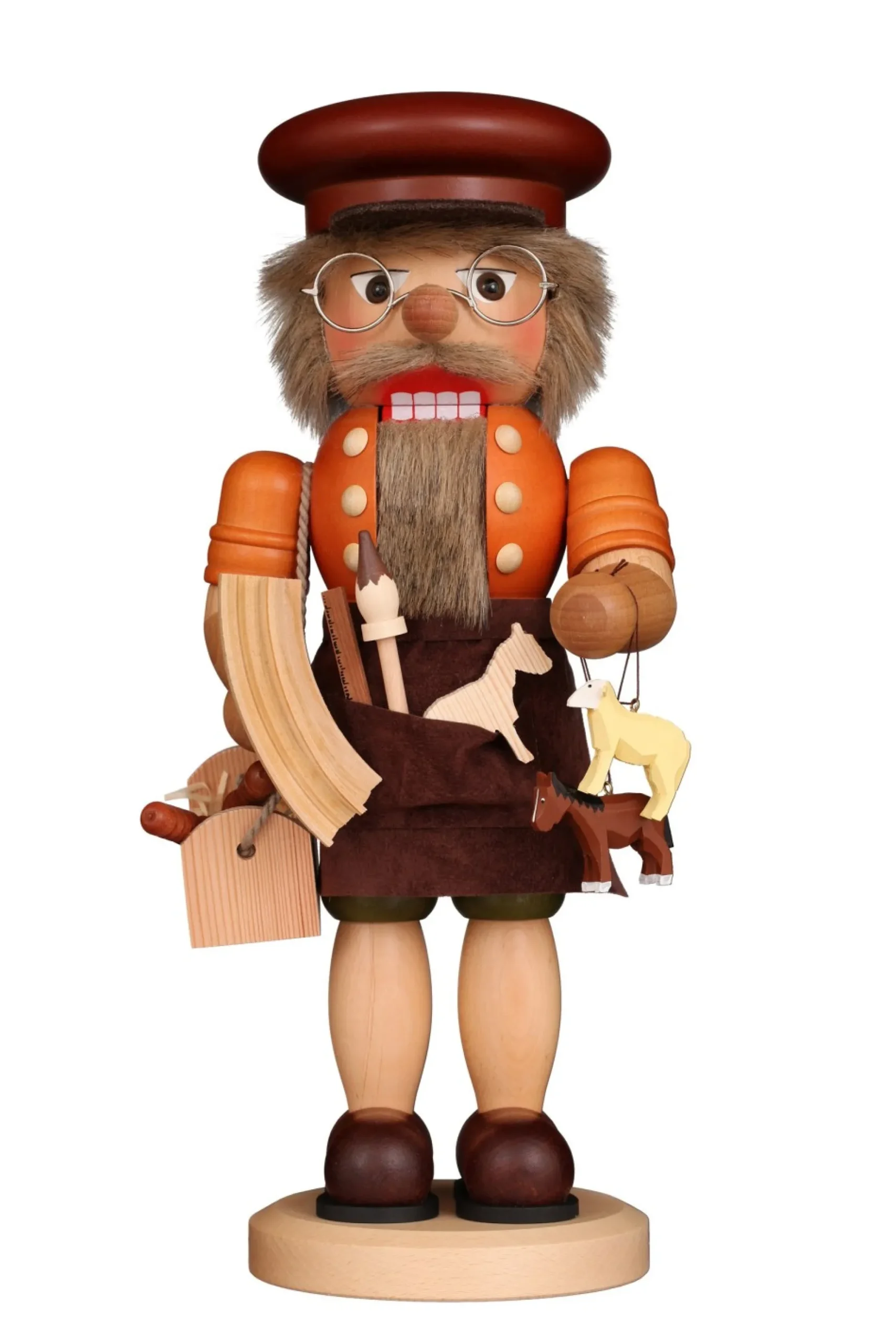 Christian Ulbricht Nutcracker (Premium Collector'S Edition) - Woodcarver (Natural)| All Nutcrackers