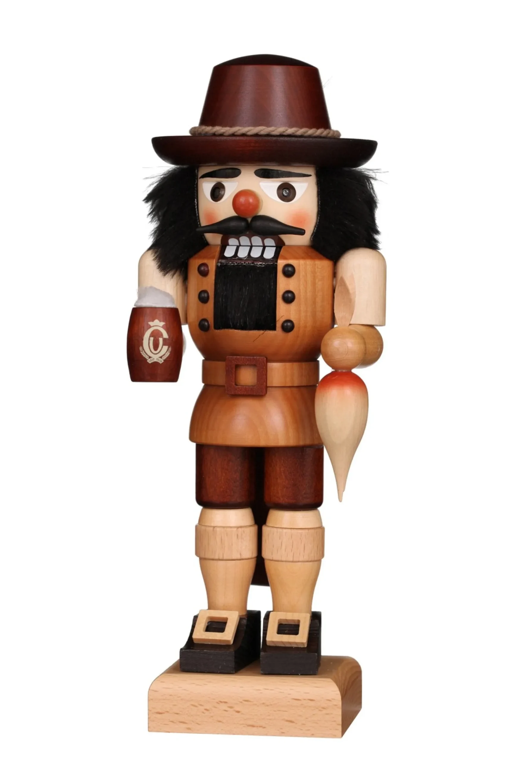 Christian Ulbricht Nutcracker (Small) - Bavarian In Natural Tones| All Nutcrackers