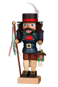 Christian Ulbricht Nutcracker (Small) - Black Forest Friend With Clock| All Nutcrackers