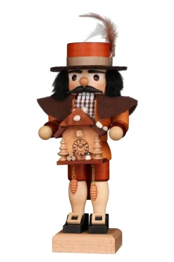Christian Ulbricht Nutcracker (Small) - Black Forest Bertie The Clock Maker| All Nutcrackers
