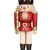 Christian Ulbricht Nutcracker (Small) - King With Gloss Red Coat| Small Nutcrackers
