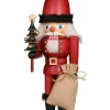 Christian Ulbricht Nutcracker (Small) - Santa With Colourful Christmas Tree| All Nutcrackers