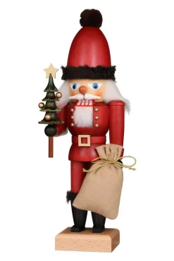 Christian Ulbricht Nutcracker (Small) - Santa With Colourful Christmas Tree| All Nutcrackers