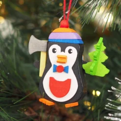 Graupner Penguin Lumberjack - Christmas Tree Decoration| All Tree Decorations