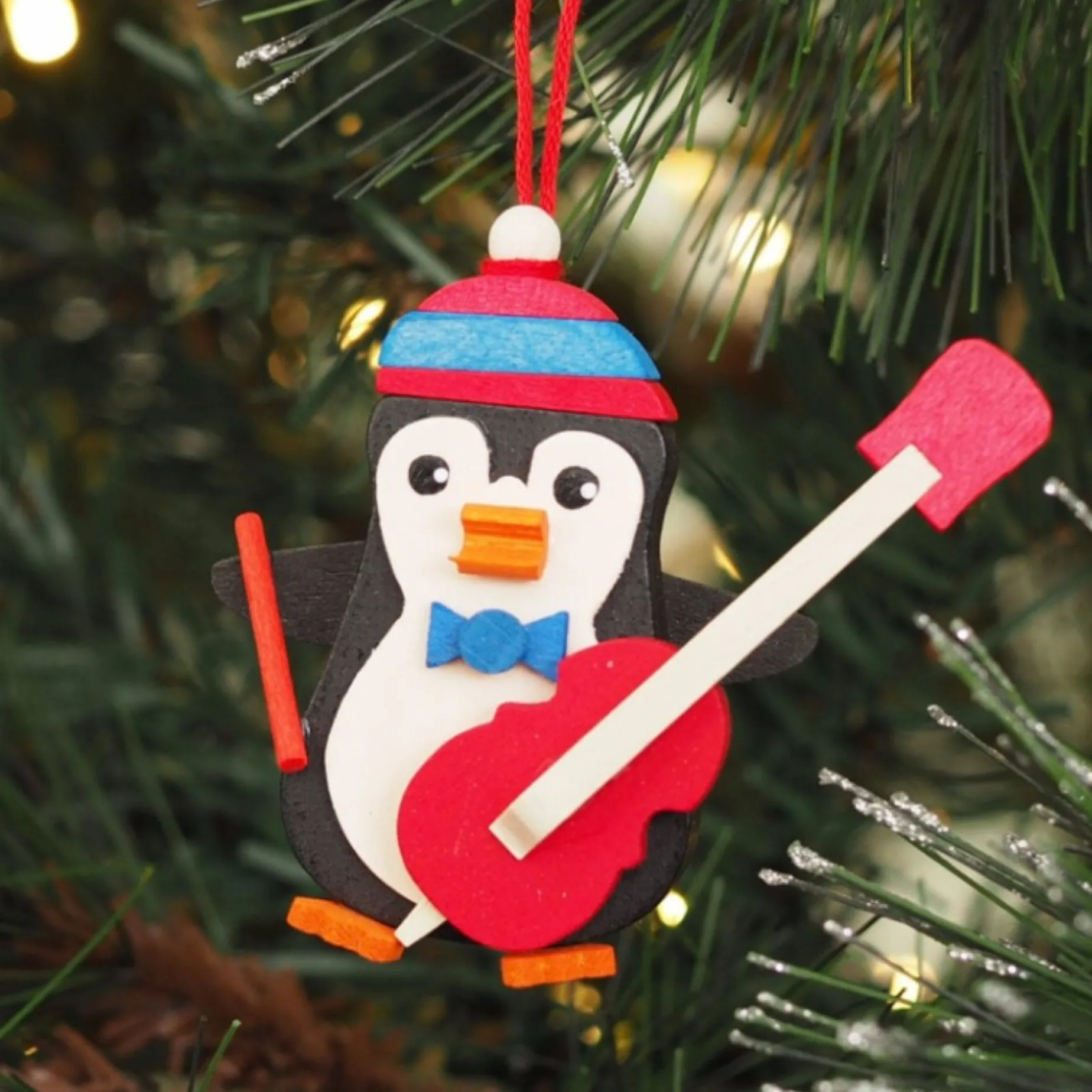 Graupner Penguin Rockstar - Christmas Tree Decoration| All Tree Decorations