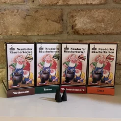 Jürgen Huss Premium Incense Cones (Regular-Sized) - Christmas Memories Sampler (4-Pack)| All Incense Burners