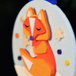 Graupner Snow Globe - Felix The Fox - Christmas Tree Decoration| All Tree Decorations
