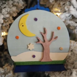 Graupner Snow Globe - Felix The Fox - Christmas Tree Decoration| All Tree Decorations