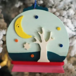 Graupner Snow Globe - Patti Polar Bear - Christmas Tree Decoration| All Tree Decorations