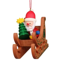 Christian Ulbricht Stencilled Sleigh - Santa - Christmas Tree Decoration| All Tree Decorations