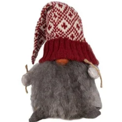 Asas Tomtebod Tomte Gnome - Carl With Knitted Cap (Red And White)| Tomte Gnomes