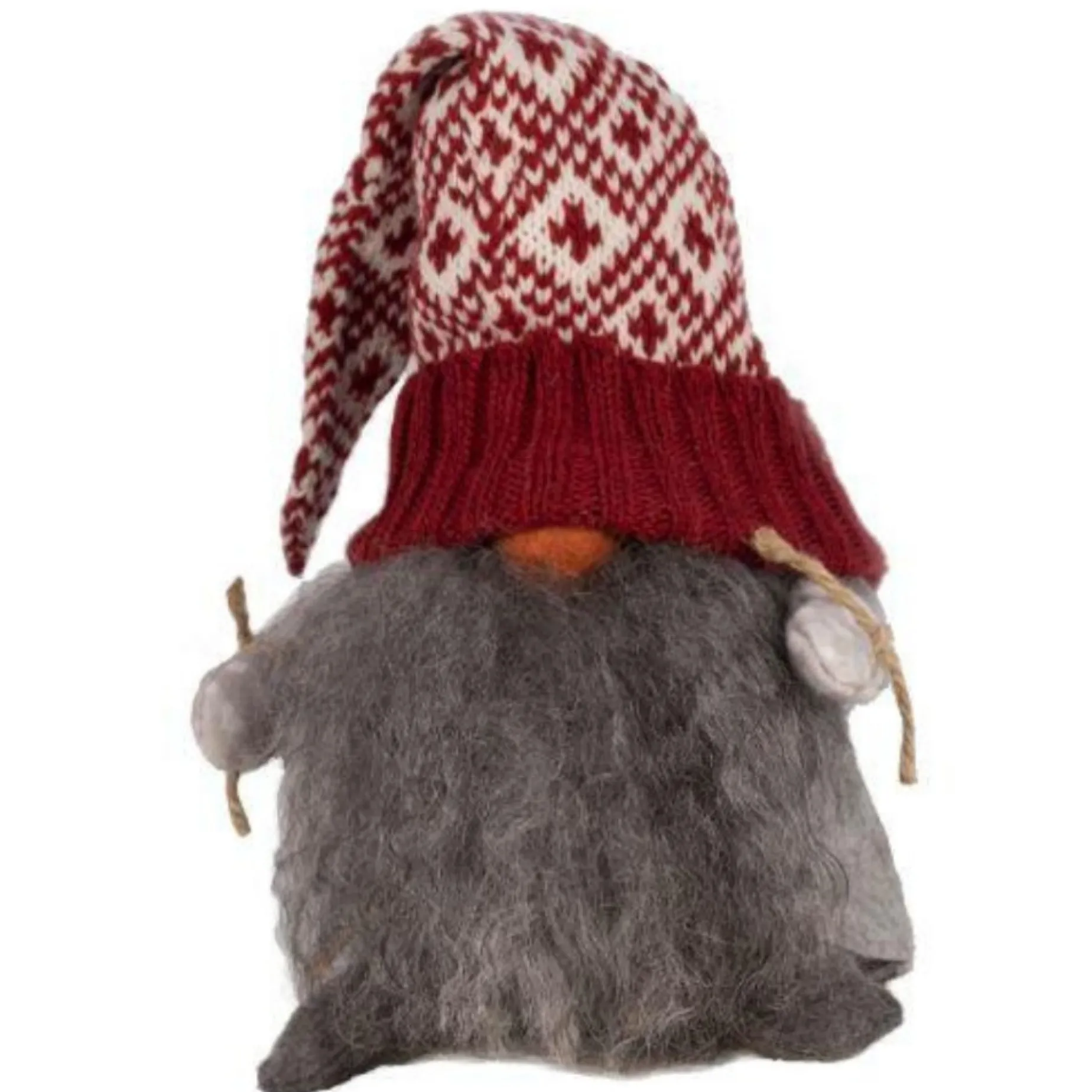Asas Tomtebod Tomte Gnome - Carl With Knitted Cap (Red And White)| Tomte Gnomes