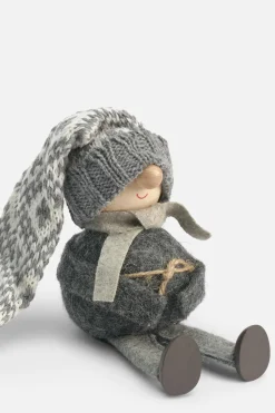 Asas Tomtebod Tomte Gnome - Cousin Gustav (Grey Knitted Cap)| Tomte Gnomes