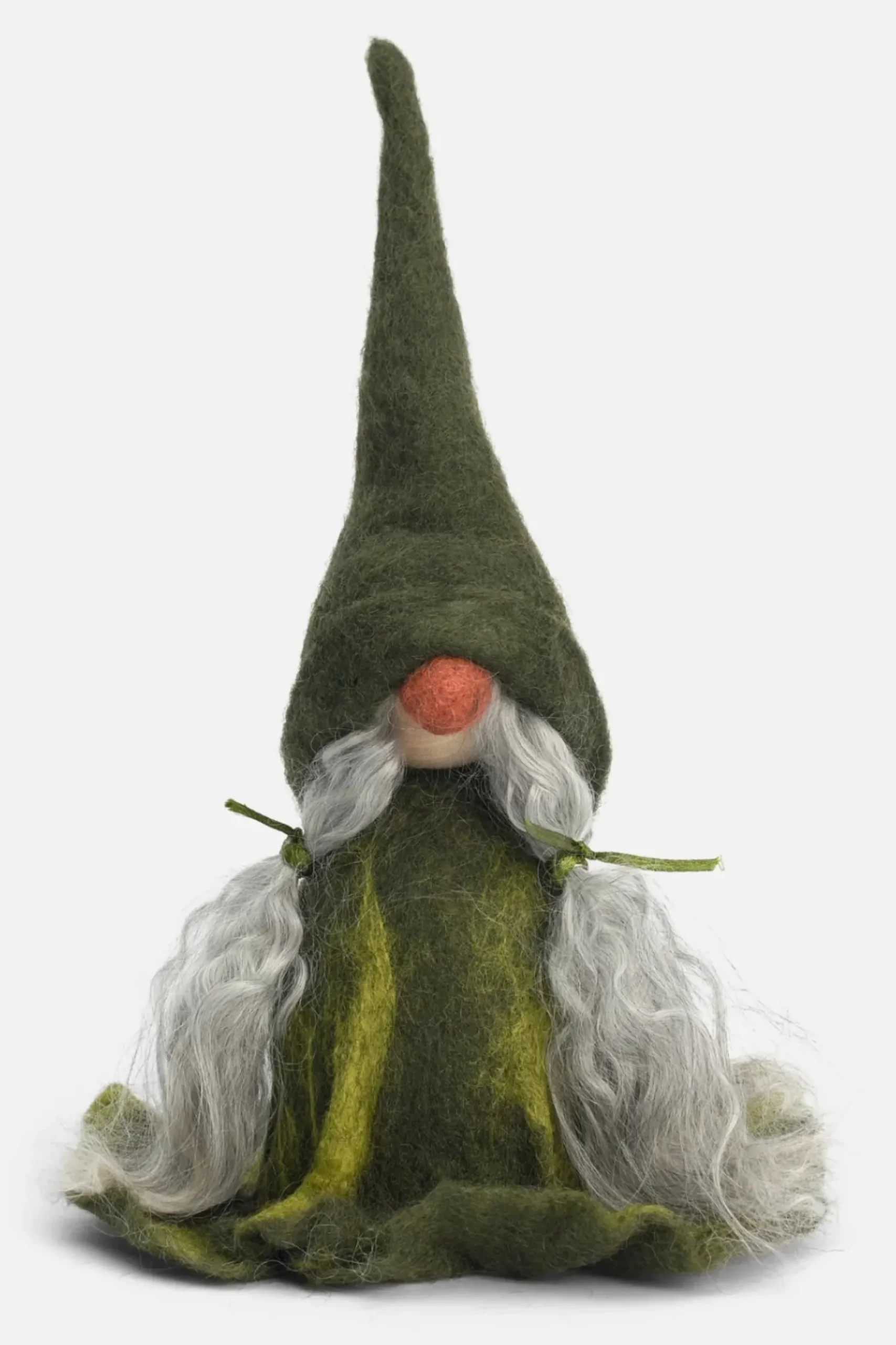 Asas Tomtebod Tomte Gnome - Hilma (Green Dress)| Tomte Gnomes