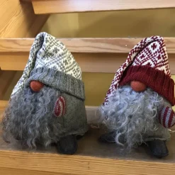 Asas Tomtebod Tomte Gnome - Little Claus (Grey Knitted Cap)| Tomte Gnomes
