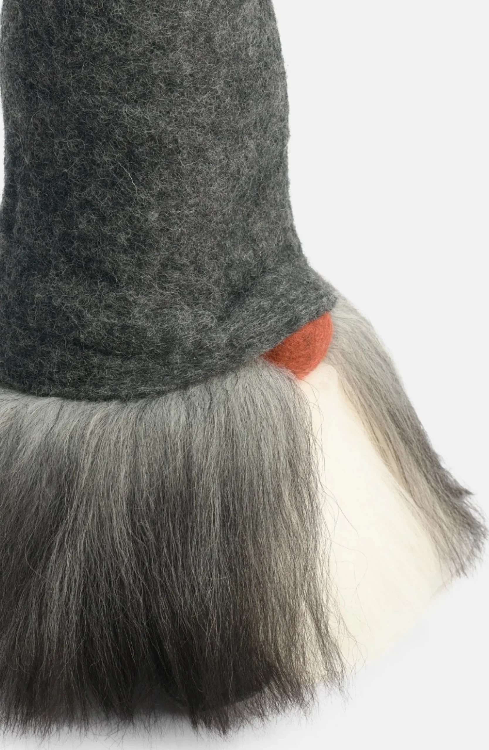 Asas Tomtebod Tomte Gnome - Verner With Felt Cap (Grey)| Tomte Gnomes