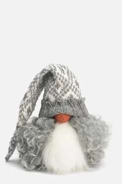 Asas Tomtebod Tomte Gnome - Viktor With Knitted Cap (Grey And White)| Tomte Gnomes