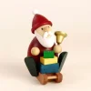 Paul Ullrich Weihnachtsmann Collectibles - Santa On A Sleigh With Bell & Gifts| Rudolph & Friends Collectibles